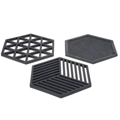 Dessous de verre silicone x3 (4 modèles) < Gifi Hot