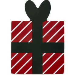 Dessous de verre X4 pcs motif cadeau de Noël liège et papier L10X13Xép.0,2 cm < Gifi Best
