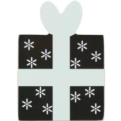 Dessous de verre X4 pcs motif cadeau de Noël liège et papier L10X13Xép.0,2 cm < Gifi Best
