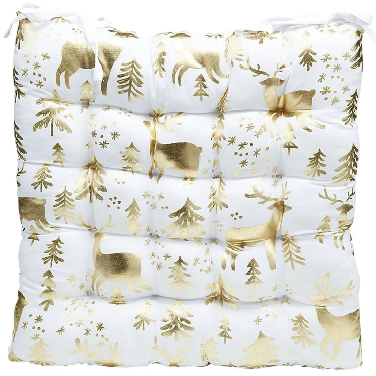 Dessus de chaise imprimé Noël en polyester < Gifi Hot