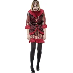 Déguisement adulte clown ensanglanté robe Halloween taille L < Gifi Sale