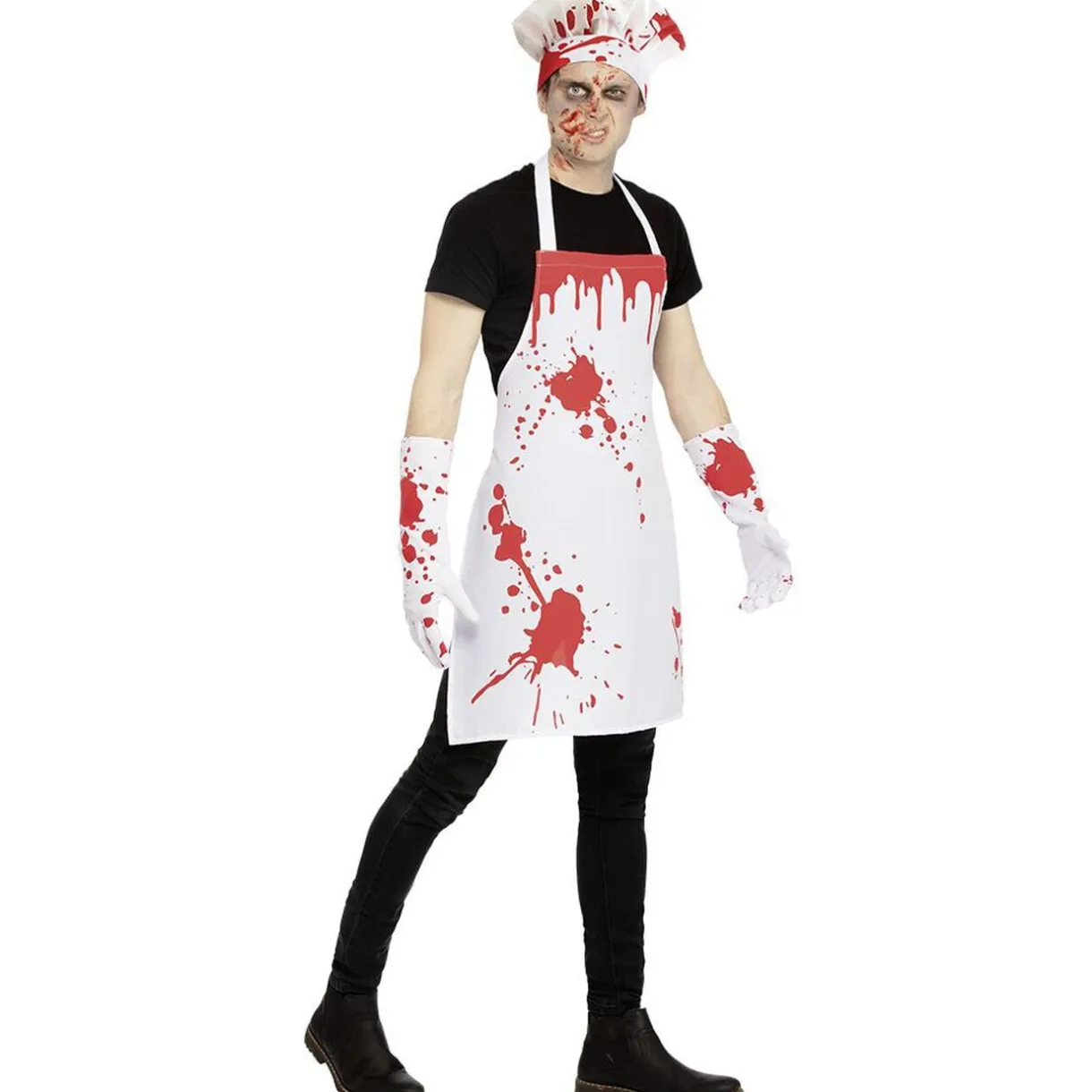 Déguisement adulte Halloween boucher Taille unique < Gifi Outlet