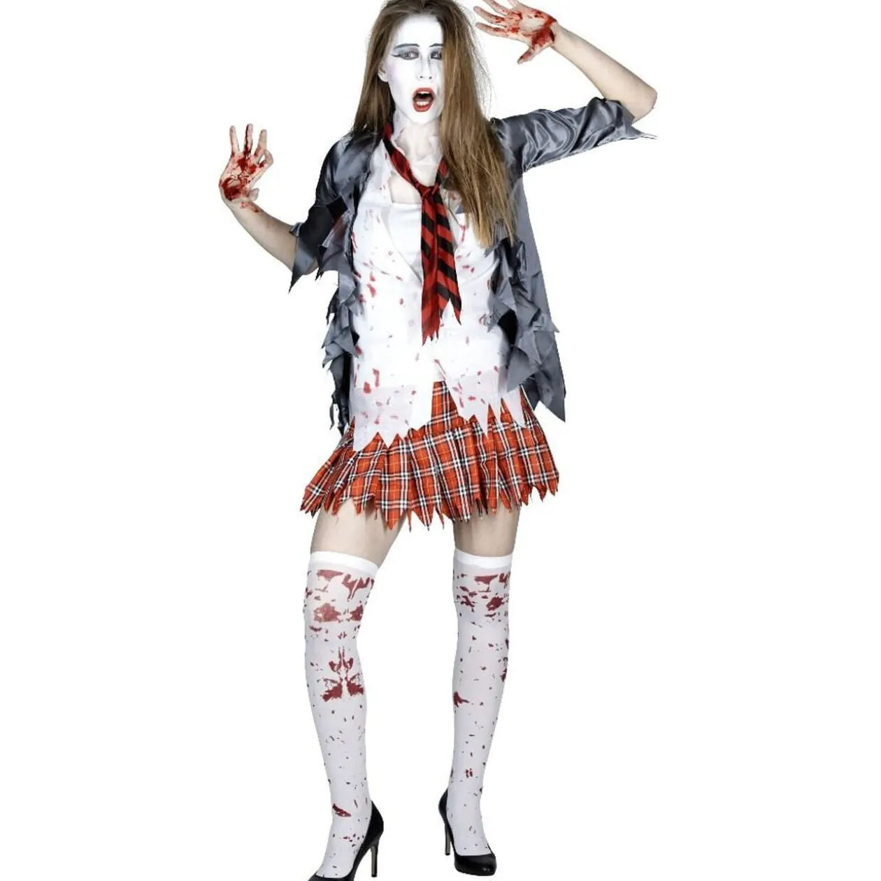 Déguisement adulte Halloween écolière ensanglantée - Taille L