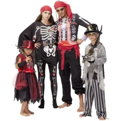 Déguisement adulte Halloween squelette tshirt Taille unique