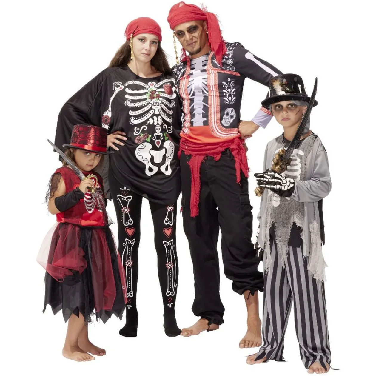 Déguisement adulte Halloween squelette tshirt Taille unique