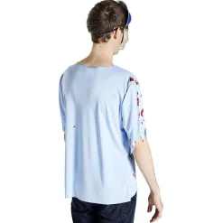 Déguisement adulte Halloween policier tshirt et masque - Taille S