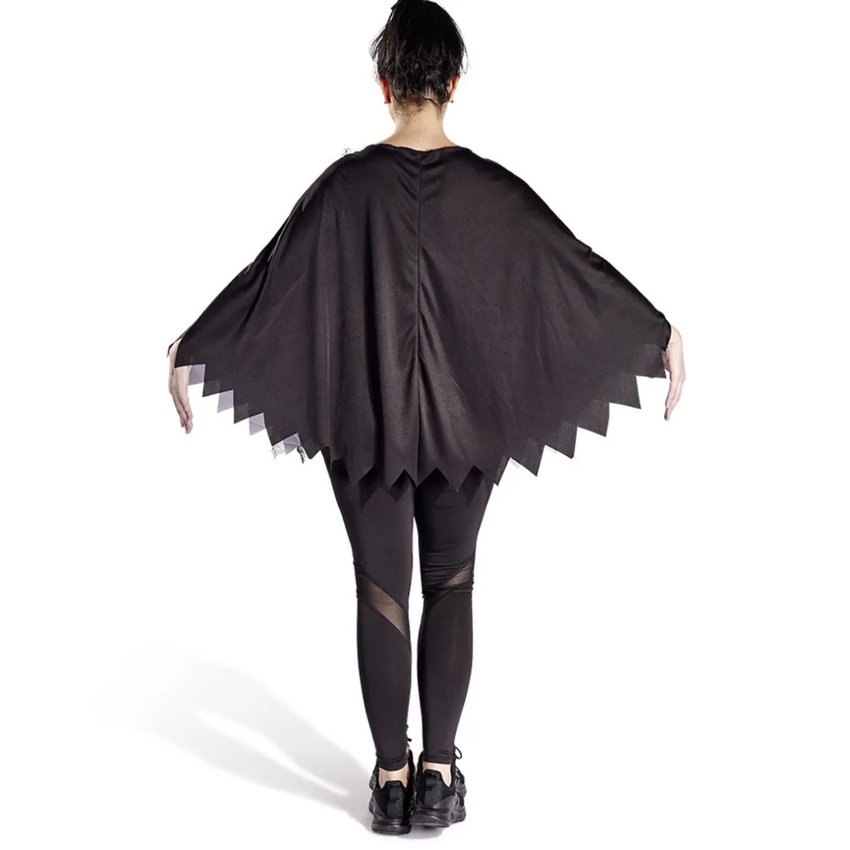 Déguisement adulte Halloween squelette poncho - Taille unique < Gifi