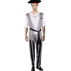 Déguisement adulte Halloween pirate tshirt pantalon Taille M/L < Gifi Best