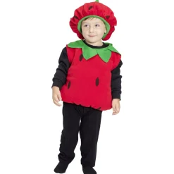 Déguisement bébé fraise bonnet et gilet 18/24mois