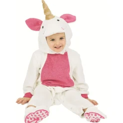 Déguisement bébé licorne blanche et rose 18/24 mois