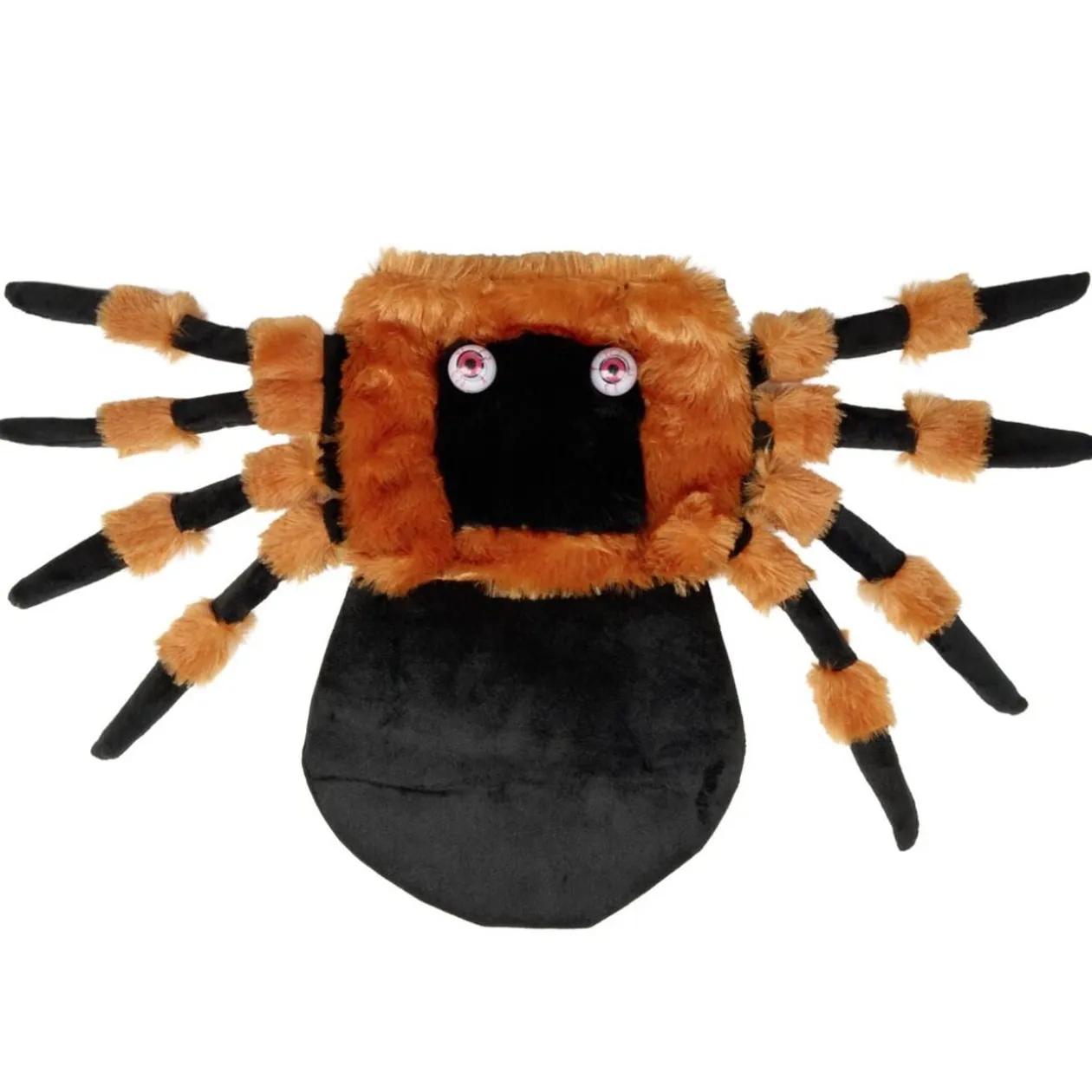 Déguisement chien Halloween araignée orange et noir L/XL