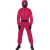 Déguisement combinaison Squid Game rouge Taille M < Gifi New