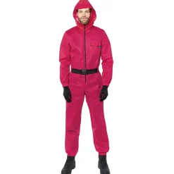 Déguisement combinaison Squid Game rouge Taille M < Gifi New