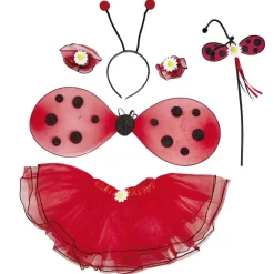 Déguisement enfant Coccinelle rouge noir antennes ailes jupe < Gifi Sale
