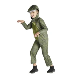 Déguisement enfant dinosaure combinaison avec capuche 7/10 ans