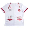 Déguisement enfant docteur avec t-shirt et bonnet blanc (4/6ans ou 7/10)