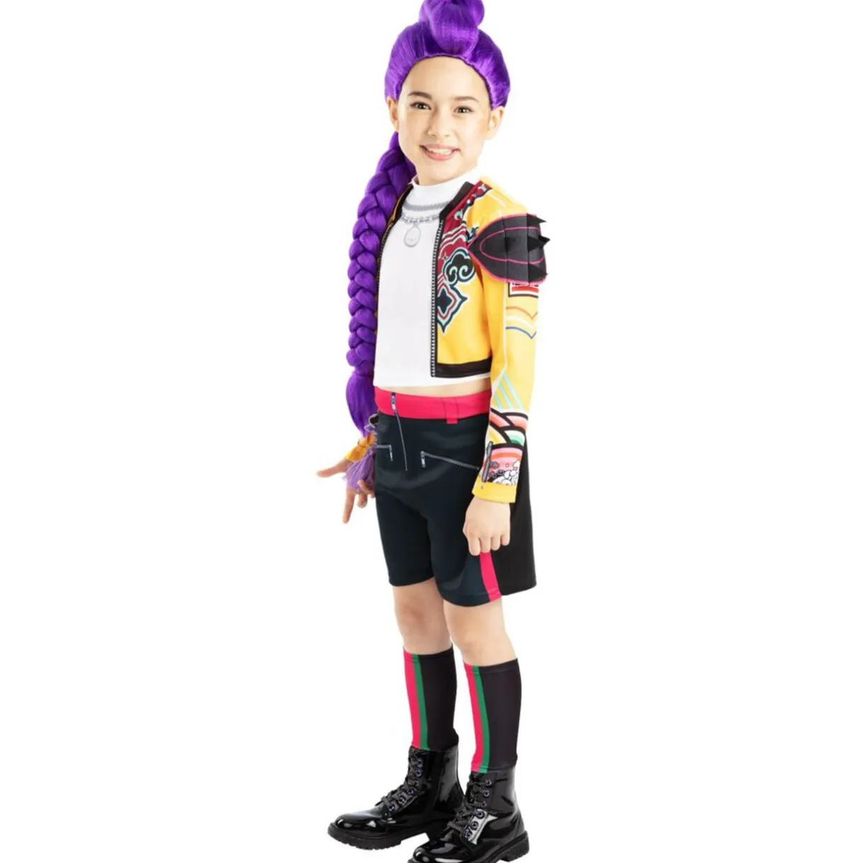Déguisement enfant fille KPOP Rumi jaune 9/10ans < Gifi New