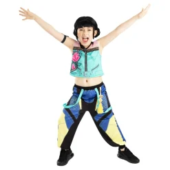 Déguisement enfant fille KPOP Zoey bleu 9/10ans < Gifi New