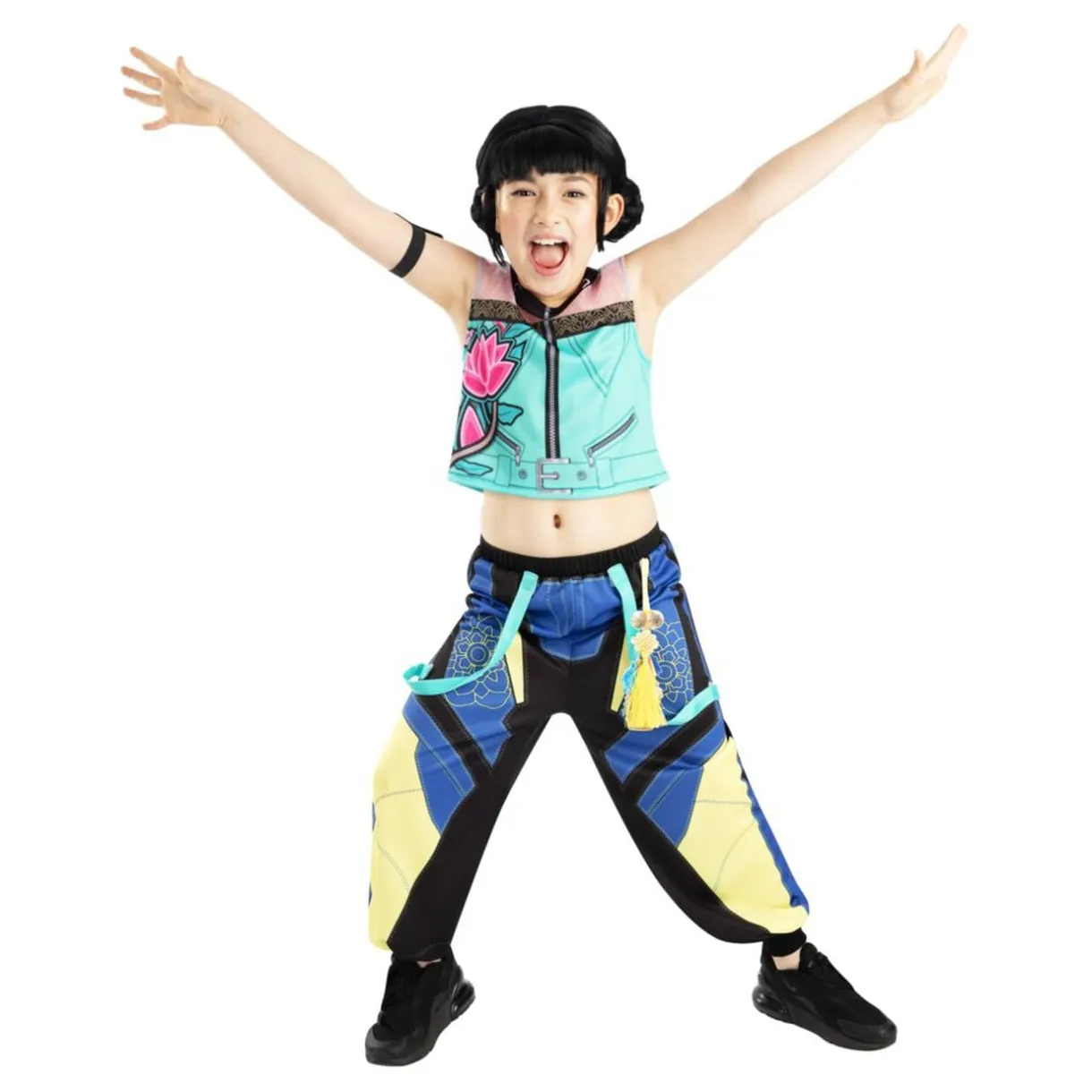 Déguisement enfant fille KPOP Zoey bleu 9/10ans < Gifi New