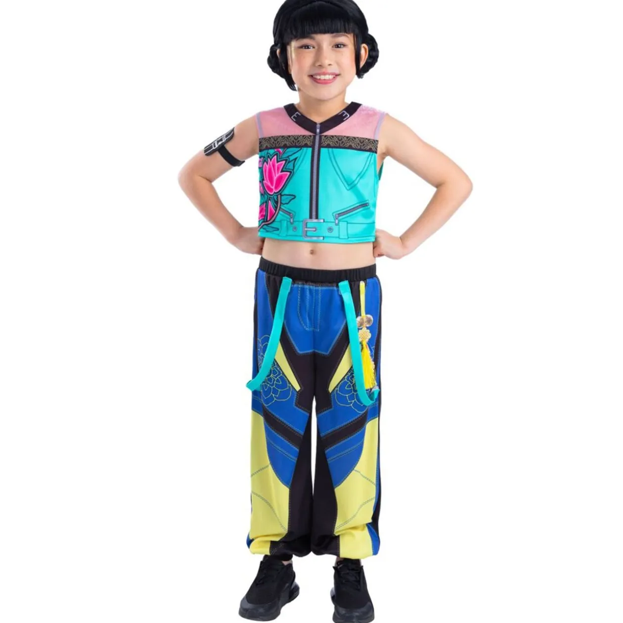 Déguisement enfant fille KPOP Zoey bleu 7/8ans