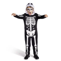 Déguisement enfant Halloween squelette combinaison et cagoule 7/10ans < Gifi Clearance