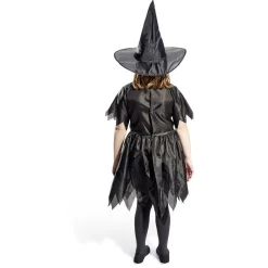 Déguisement enfant Halloween sorcière robe chapeau 4/6ans