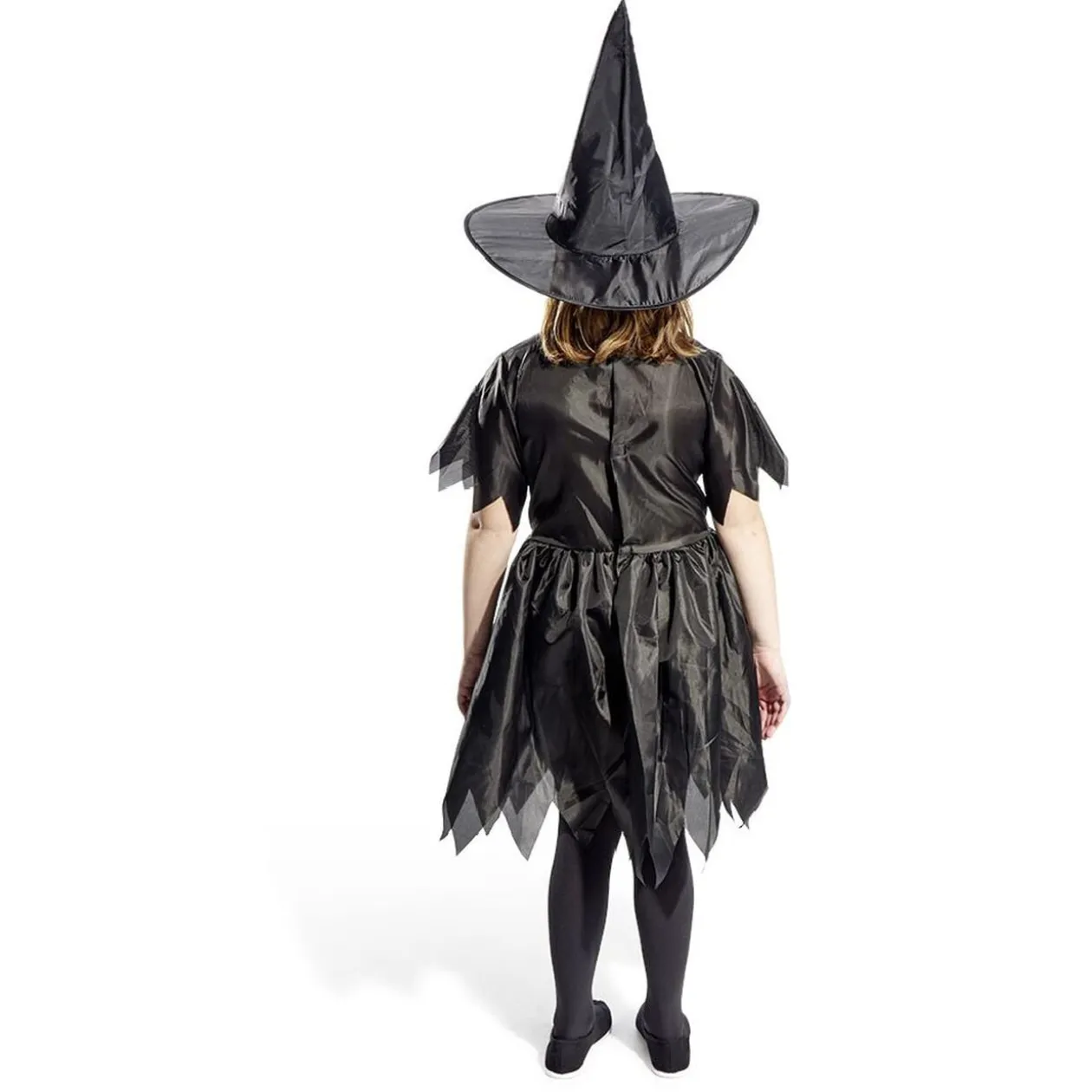 Déguisement enfant Halloween sorcière robe chapeau 4/6ans