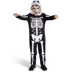 Déguisement enfant Halloween squelette combinaison 11/14ans