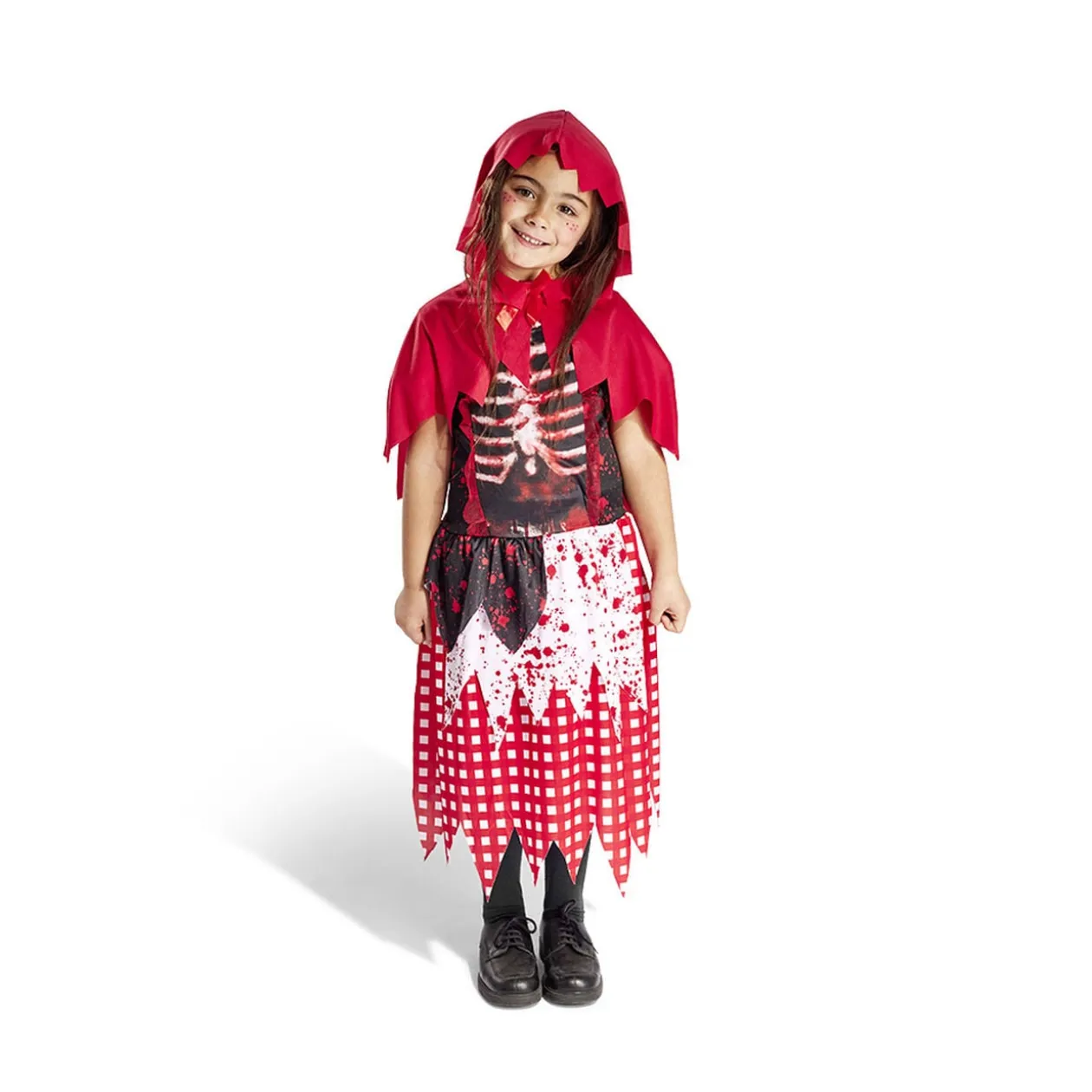 Déguisement enfant Halloween chaperon rouge gothique 11/14 ans