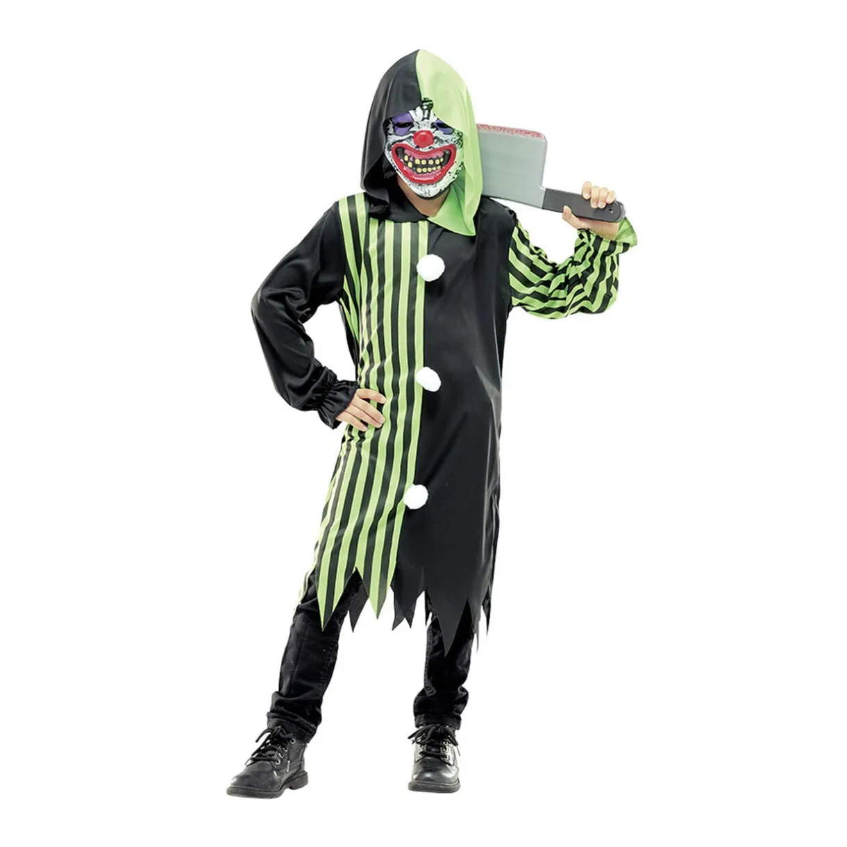 Déguisement enfant Halloween clown masque et tunique 4/6ans < Gifi Clearance