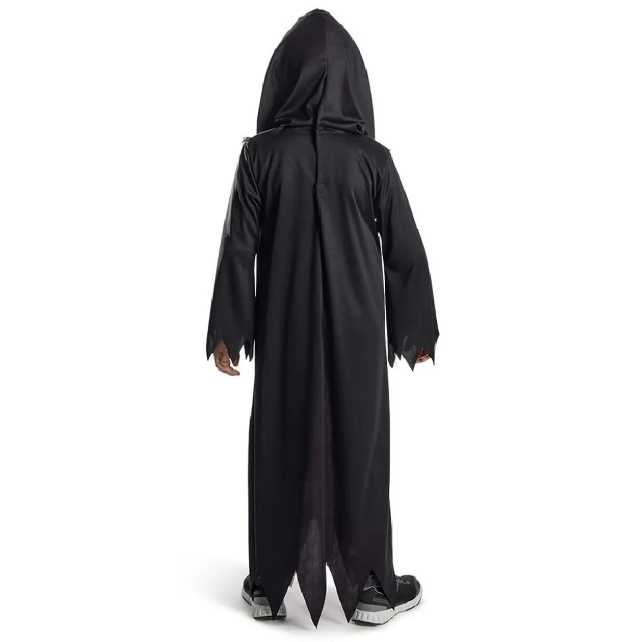 Déguisement enfant Halloween gardien tunique crâne flamme 7/10ans