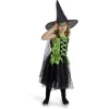 Déguisement enfant Halloween sorcière robe chapeau noir vert 11/14ans < Gifi Best