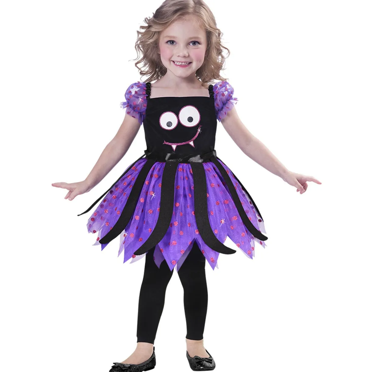 Déguisement enfant Halloween pieuvre noir et violet 3/4 ans < Gifi Hot