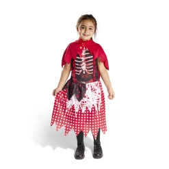 Déguisement enfant Halloween chaperon rouge gothique 7/10 ans < Gifi