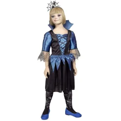 Déguisement enfant Halloween vampire robe et serre-tête 7/10 ans < Gifi Clearance