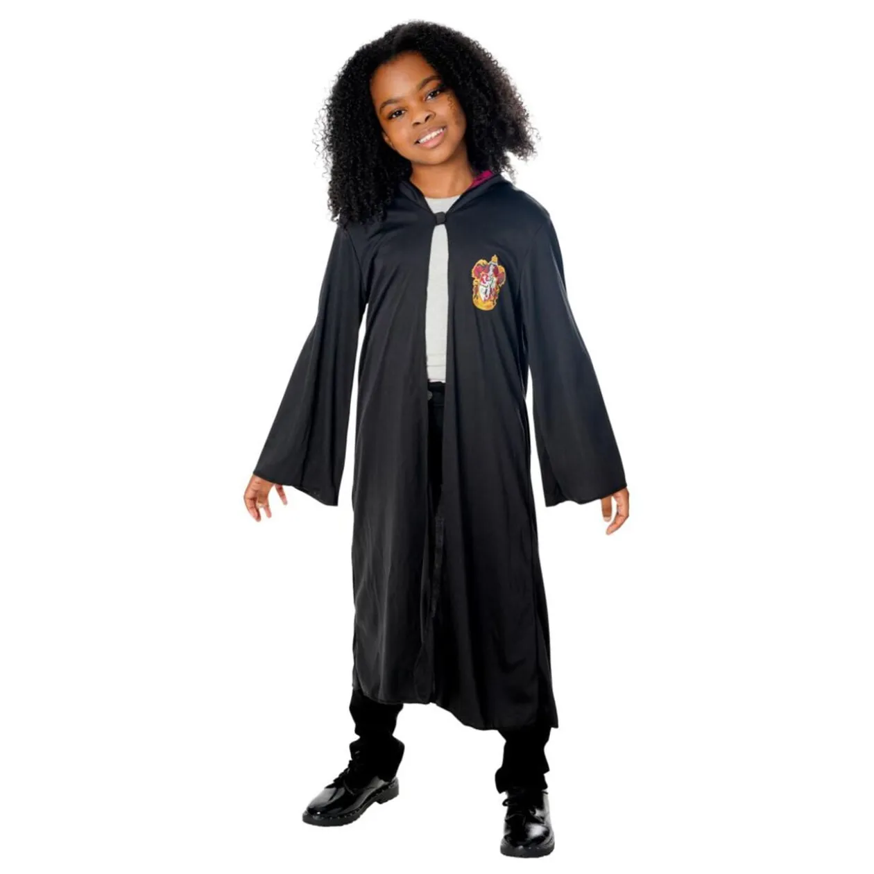Déguisement enfant Harry Potter robe façon cape noir et rouge 7/10ans
