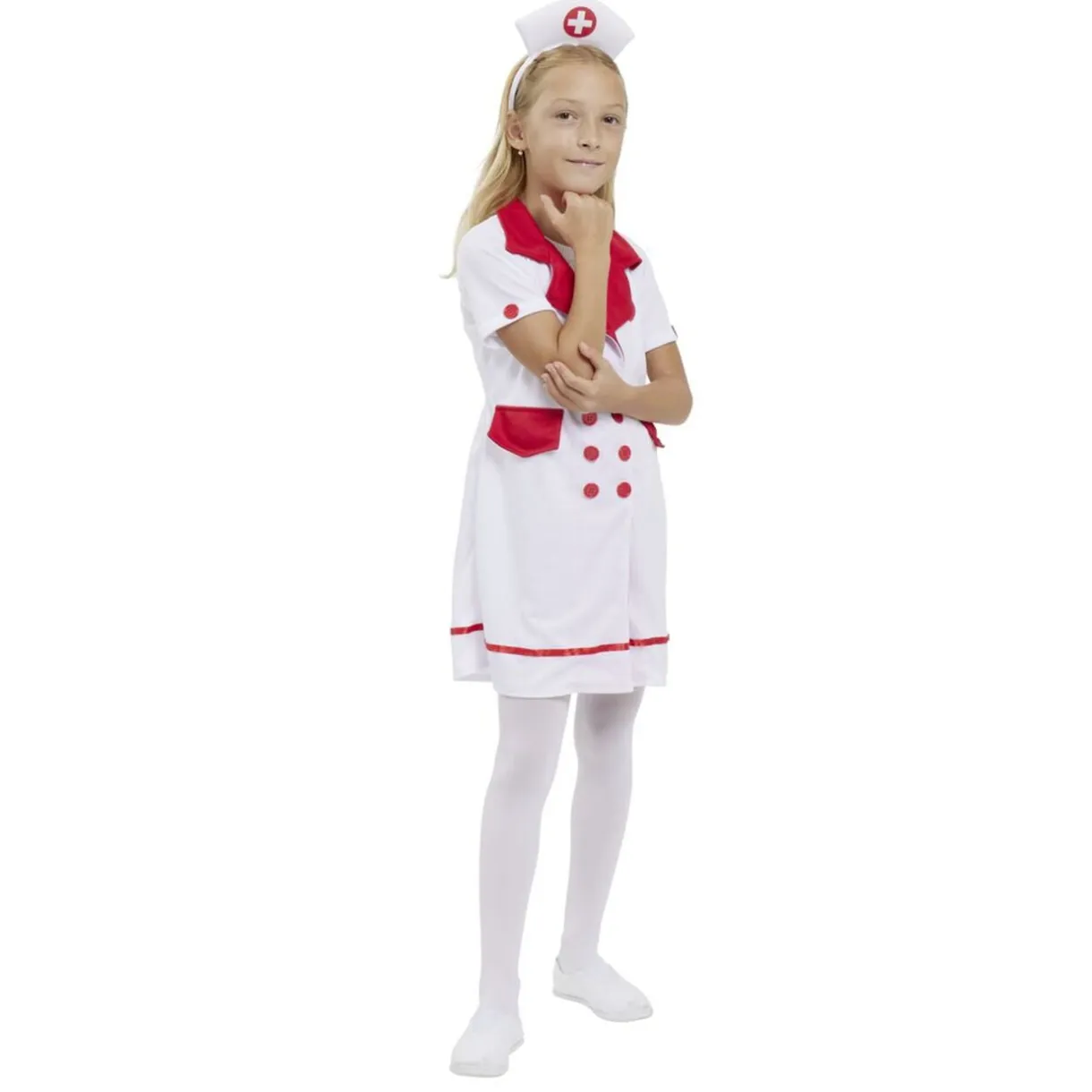 Déguisement enfant infirmière robe et serre-tête 7/10ans < Gifi Hot