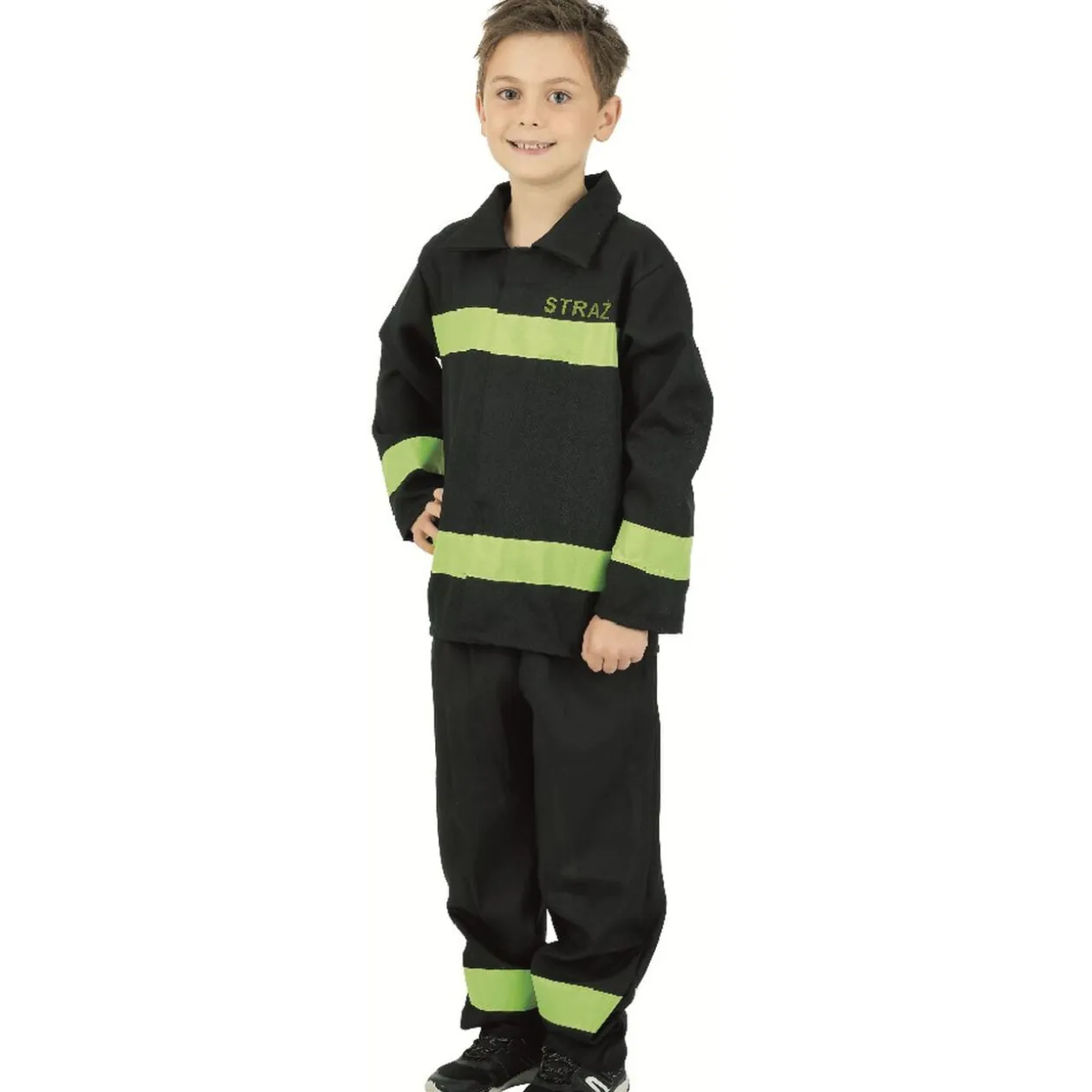 Déguisement enfant Pompier haut et pantalon 7/10 ans