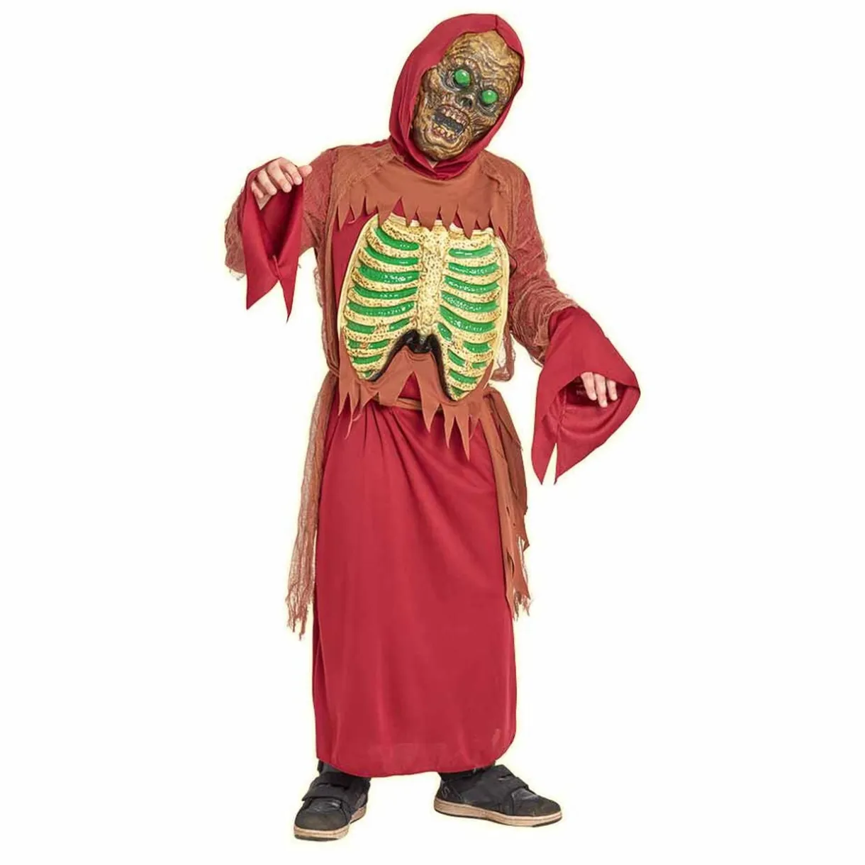 Déguisement garçon Halloween zombie lumineux 11/14 ans < Gifi Hot