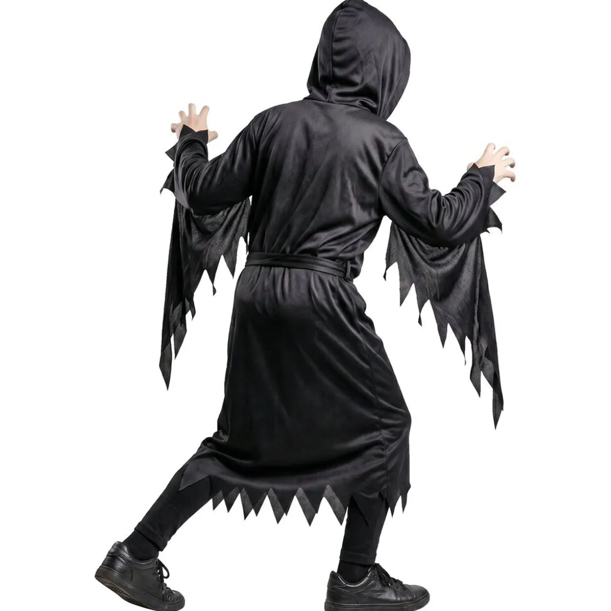 Déguisement Halloween avec masque enfant Scream Ghostface polyester noir 8/10 ans