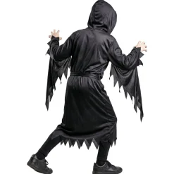 Déguisement Halloween enfant Scream Ghostface polyester noir 4/6ans