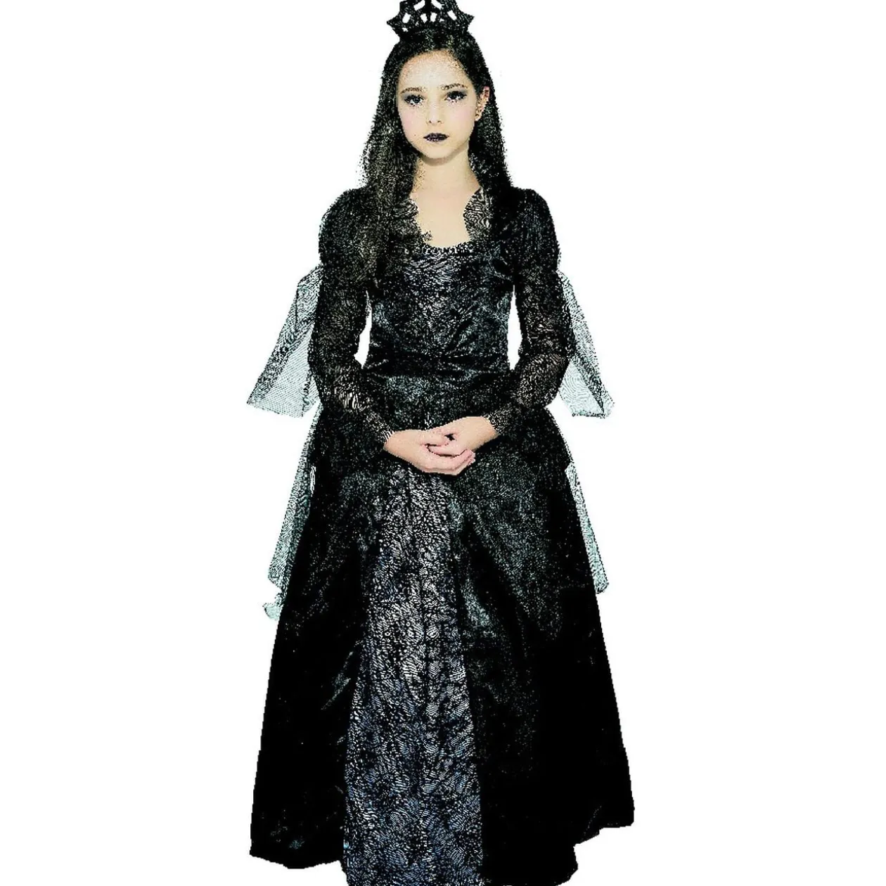 Déguisement reine noire Halloween 11/14 ans