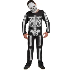 Déguisement squelette phosphorescent 7/10 ans Halloween < Gifi