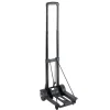 Diable compact pliant transport 50kg métal et plastique noir