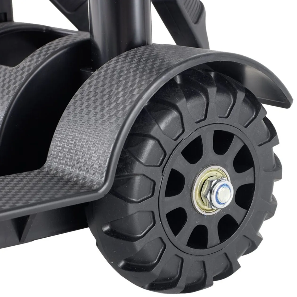 Diable compact pliant transport 50kg métal et plastique noir