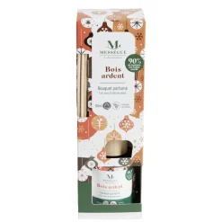 Diffuseur à bâtonnets 80ml Mességué bouquet parfumé bois ardent