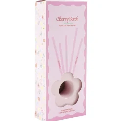 Diffuseur à bâtonnets parfumés céramique forme fleur H10cm (3 modèles)
