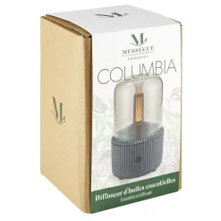 Diffuseur d'huile essentiel ampoule cuivre socle noir Ø10xH15cm < Gifi Best
