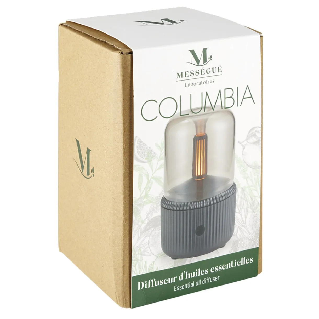 Diffuseur d'huile essentiel ampoule cuivre socle noir Ø10xH15cm < Gifi Best