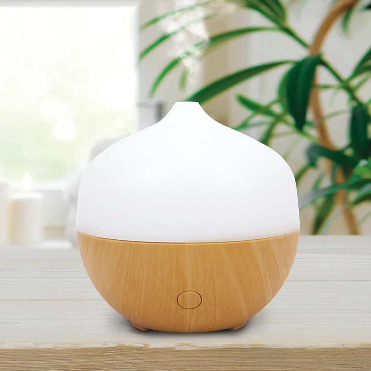 Diffuseur d'huilles essentielles lumineux aux couleurs changeantes < Gifi Online